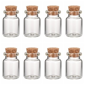 Шарик контейнеры Стеклянная банка, с пробкой, бутылка желаний, прозрачные