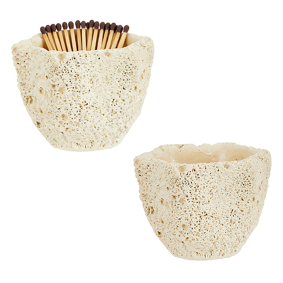 Подсвечники из метеоритного цемента, украшение дома, ваза