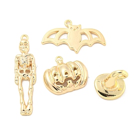 Halloween Themed Brass Pendants