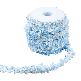 12.85 лента из полиэстера в ярдах, для украшения одежды, 1 пластиковые пустые катушки