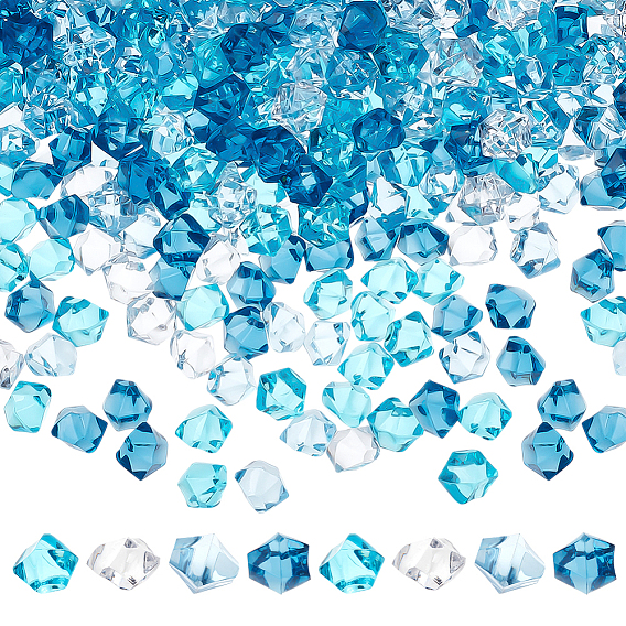 800шт 4 цветной пластиковый ледяной блок, имитация еды, играть в еду, для аксессуаров для кукольного домика, притворяясь опорными украшениями