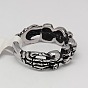 Personalized Retro Men's Halloween Jewelry 304 Stainless Steel Skull Rings