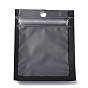 Plastic Zip Lock Bag, Storage Bags, Self Seal Bag, Top Seal, with Window and Hang Hole, Rectangle