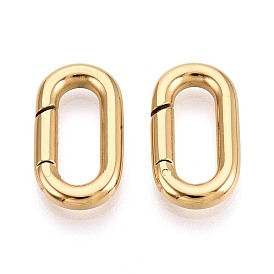 304 пружинные кольца из нержавеющей стали, овальные, ионное покрытие (ip)