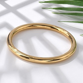 304 простые браслеты из нержавеющей стали для женщин