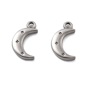 304 прелести нержавеющей стали, луна со звездным шармом, анти-тускнение