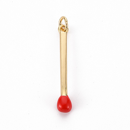 Латунь эмаль подвески, с целью перехода в кольце, без кадмия, без никеля и без свинца, матч, реальный 16 k позолоченный