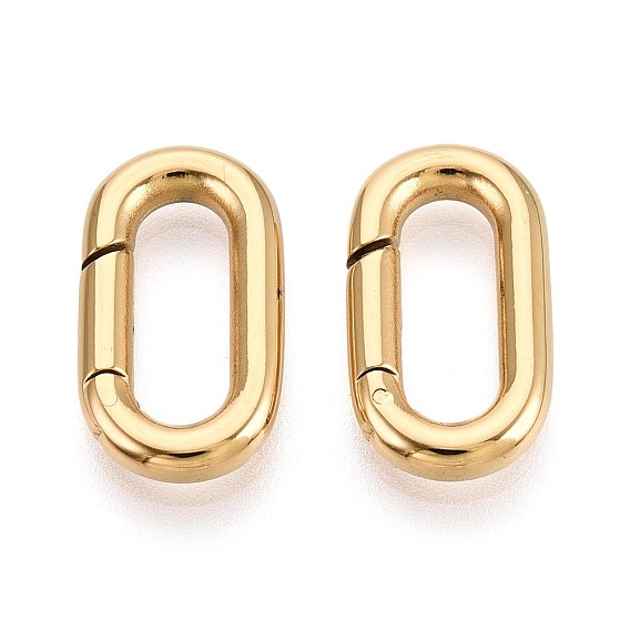 304 пружинные кольца из нержавеющей стали, овальные, ионное покрытие (ip)