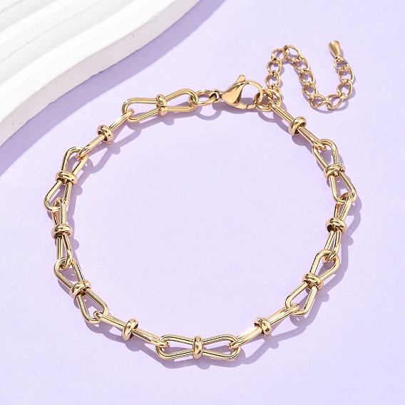 304 браслеты на ногу из нержавеющей стали с бантом для женщин