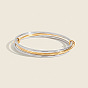 304 Stainless Steel 3-Strand Bangle Sets for Women