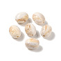 Two Tone Opaque Acrylic Beads, Imitation Gemstone, Oval