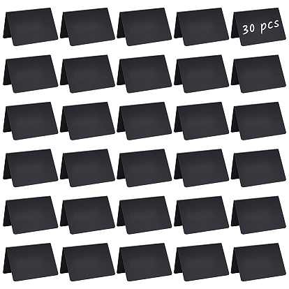 30Pcs Erasable Counter PVC Plastic Price Tags, Rectangle
