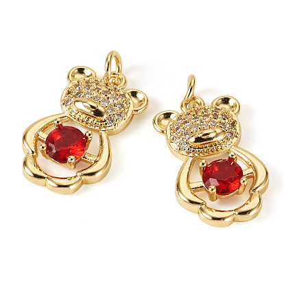 2 кулоны из латуни с микрочастицами и кубическим цирконием., нести прелести, реальный 18 k позолоченный