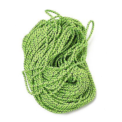Прочный светоотражающий полиэстерный шнур, круглые, для палатки на открытом воздухе