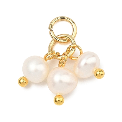 Подвески из натурального пресноводного жемчуга, картофельные бусины, подвески-кисточки, кремово-белые