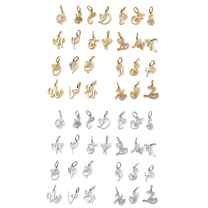 26 шт. 304 подвески из нержавеющей стали с буквами a~z, с целью перехода в кольце