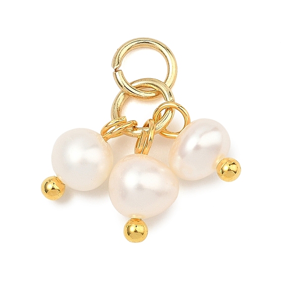 Подвески из натурального пресноводного жемчуга, картофельные бусины, подвески-кисточки, кремово-белые