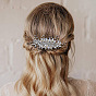 Handmade Bridal Hair Comb with Dance Party Hairstyle Headdress and Woven Flower