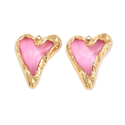 304 подвески из нержавеющей стали смолы, сердце прелести