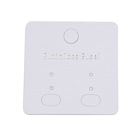 Бумажные карты дисплея серьги, квадратный