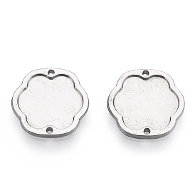 Соединители звеньев сплава, цветок, без кадмия, без никеля и без свинца