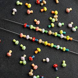 Ручной фарфоровые керамические шарики, гриб, пастельный фарфор