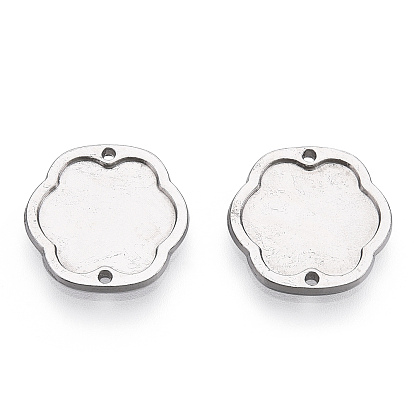 Соединители звеньев сплава, цветок, без кадмия, без никеля и без свинца