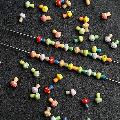 Ручной фарфоровые керамические шарики, гриб, пастельный фарфор