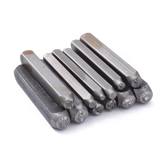 Железные штампы, инструменты для штамповки, для кожгалантереи, кубоид с узором смешанных форм