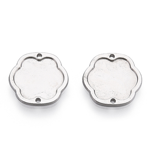 Соединители звеньев сплава, цветок, без кадмия, без никеля и без свинца