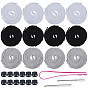 Sewing Tools Set, with Elastic Threaders Wear Elastic Band Tool, Polyester Cord, Stainless Steel Drawstring Threader and Tweezers Steel Bodkin