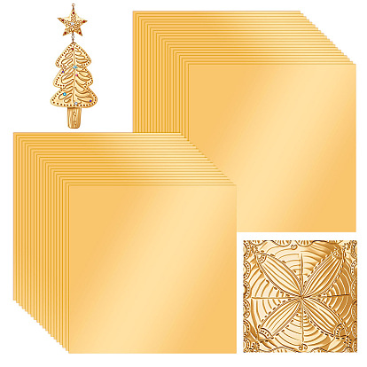 Листы фольгированной бумаги для гравировки поделок