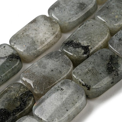 Природные лабрадорита бисер нитей, прямоугольные