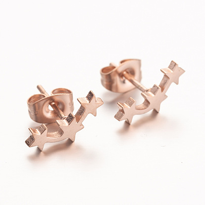 Chic and Versatile Star Stud Earrings for Women - Perfect for Students!