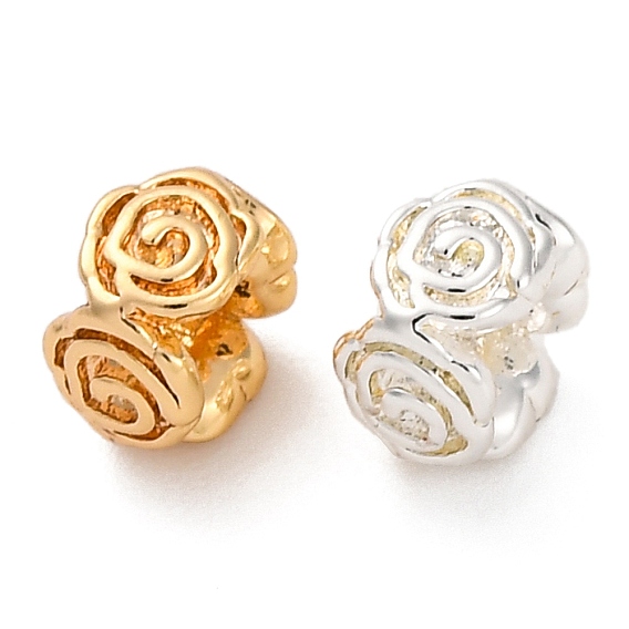 Латунные бусины, без кадмия, без никеля и без свинца, цветок