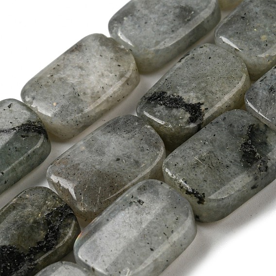 Природные лабрадорита бисер нитей, прямоугольные