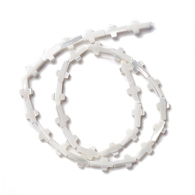 Coquille de trochide naturelle / perles de coquille de troque, croix