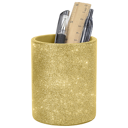 Porte-stylos en cuir pu, colonne