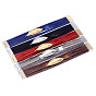 Genuine Cowhide Leather Cord Multi-strand Bracelets, with Alloy Findings and Wax Polyester Cords, Leaf