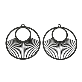 430 подвеска из нержавеющей стали, окрашенная распылением, гравированные металлические украшения, плоский круглый шарм