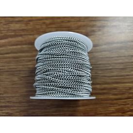 Messing Panzerketten, verdrehten Ketten, verdrillten Kette, ungeschweißte, mit Spule, ellipsenförmige, Bleifrei und Nickel frei und Cadmiumfrei