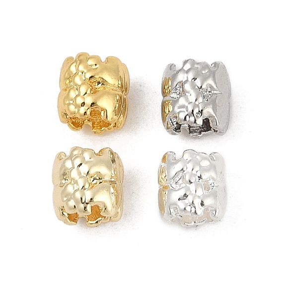 Spacer бисер латунные, клевер