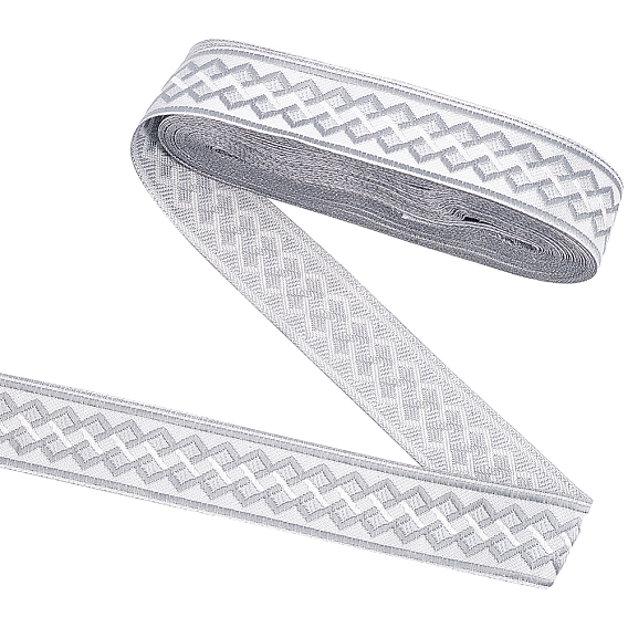 12.5м полиэстеровая жаккардовая лента в форме ромба, для шитья украшения