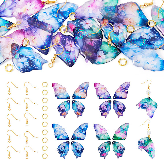 Наборы для самостоятельного изготовления подвесок-крыльев из эпоксидной смолы