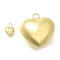Стойки обшивки латунные подвески, сердце прелести, долговечный, без свинца и без кадмия