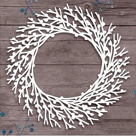 Branch Ring Carbon Steel Cutting Dies Stencils, for DIY Scrapbooking, Photo Album, Decorative Embossing Paper Card