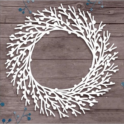 Matrices de découpe en acier au carbone, anneau de branche, pochoirs, pour scrapbooking diy, album photo, carte de papier gaufrage décoratif