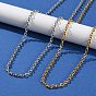 Ионное покрытие (ip) 304 ожерелья из нержавеющей стали с цепочкой для женщин и мужчин