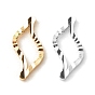 Brass Linking Rings, Long-Lasting Plated, Cadmium Free & Lead Free, Wave