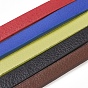 Cordones de cuero de imitación plana